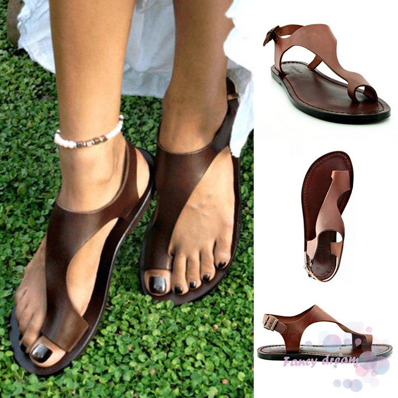 Giày Sandal Nữ Đế Bệt Đi Biển Mùa Hè