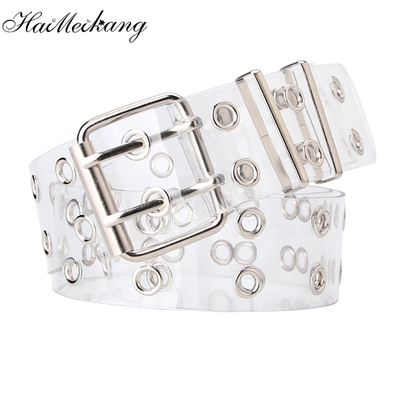 Dây thắt lưng Haimeikang thiết kế trong suốt thời trang âu mỹ dành cho nữ