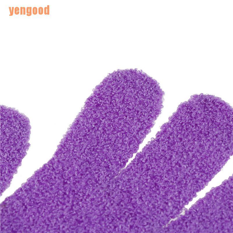 Găng tay xốp massage tẩy tế bào chết khi tắm tùy chọn màu sắc