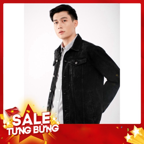 -HÀNG NHẬP KHẨU Áo khoác jean nam nữ in hình chữ LEVI'S thời trang nam 2020 - màu đen Liên hệ mua hàng 084.209.1989
