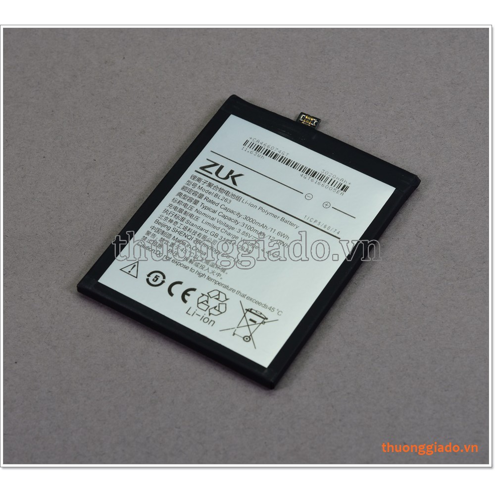 Thay pin Lenovo Zuk Z2 Pro (BL263) 3000mAh