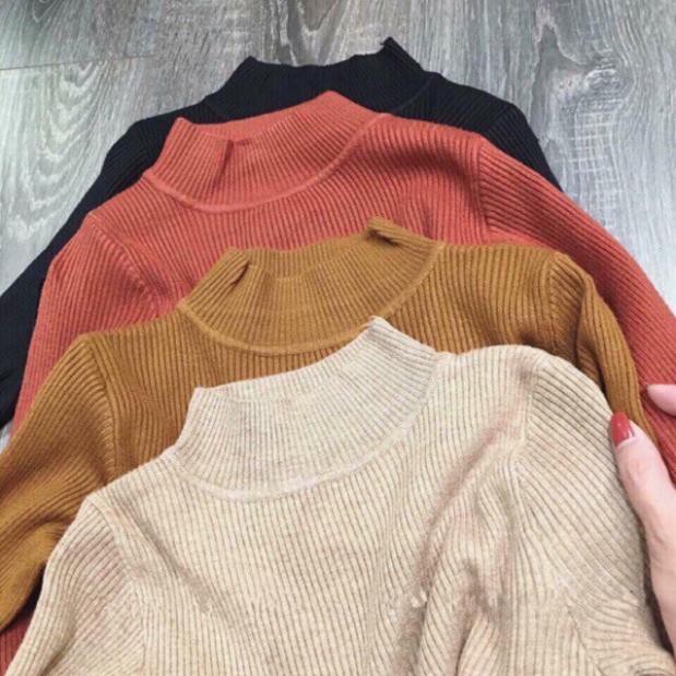 Áo len gân cổ 3 phân ( Giống hình 100%) | BigBuy360 - bigbuy360.vn