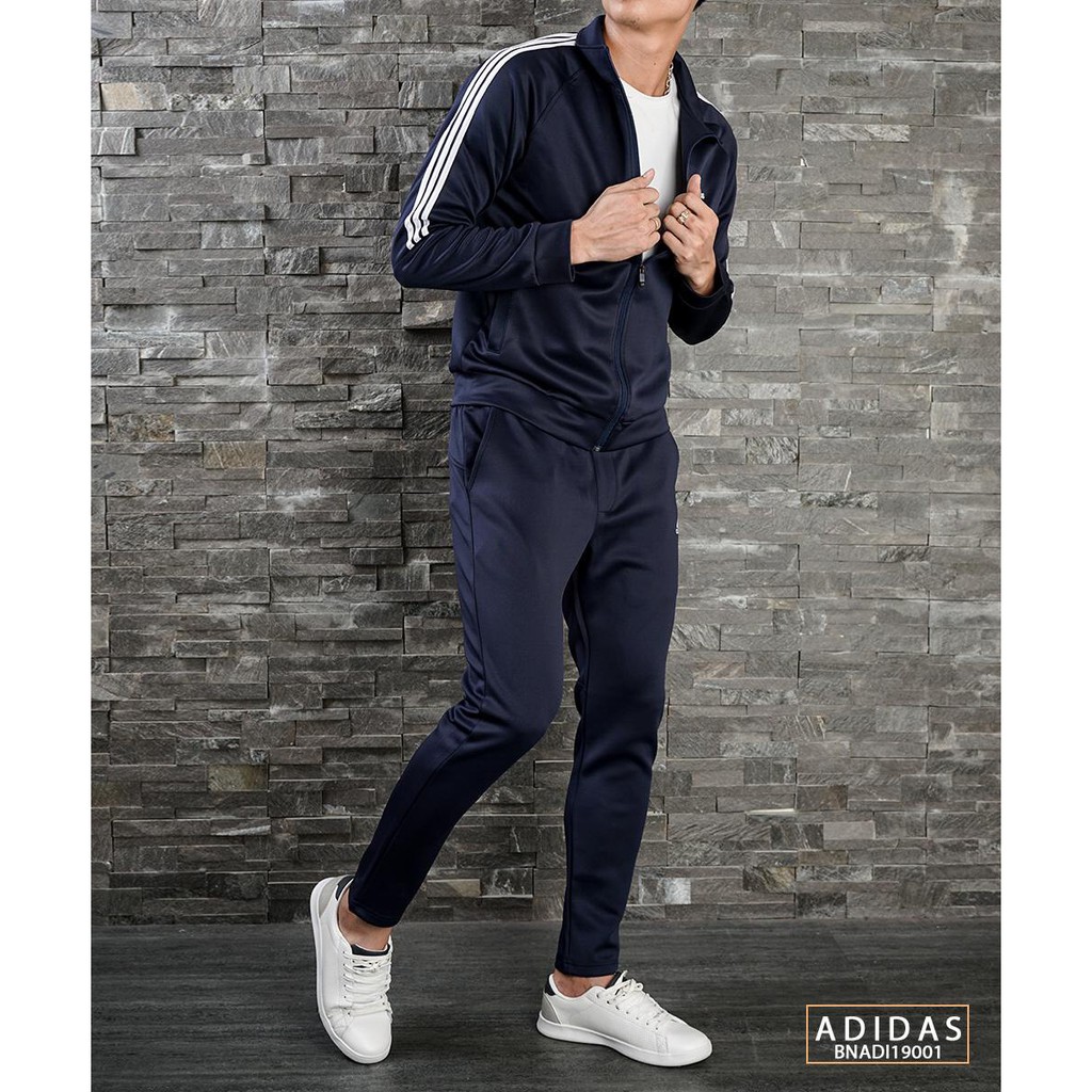 Bộ Nỉ ADiDas Cao Cấp Hàng Xuất Khẩu Màu  Xanh Đen