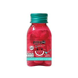 Kẹo ngậm the 5 vị dưa hấu, xí muội, đào, bạc hà , táo Playmore Thái Lan 22g