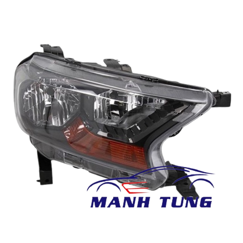 Đèn pha R+L chóa đen xe Ford Ranger 2015-2016 EB3B13W029AJ