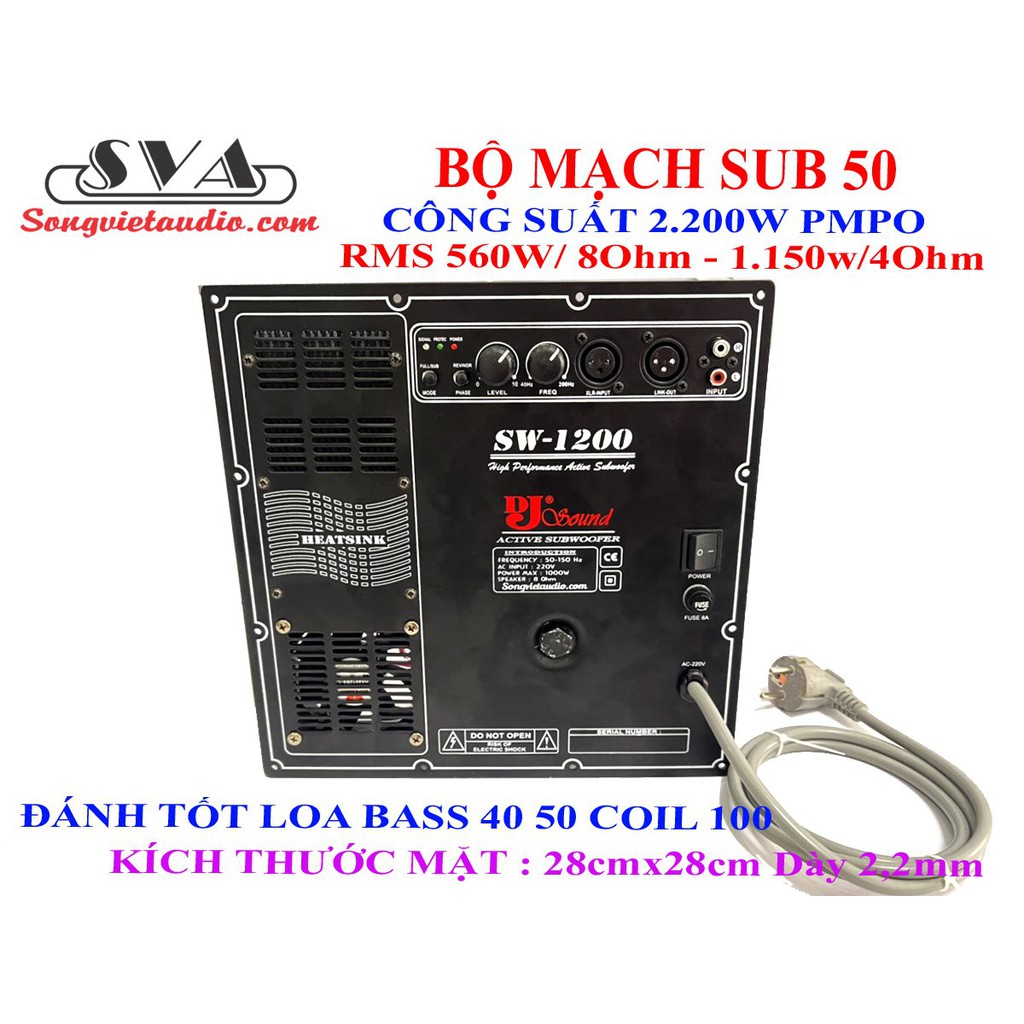 BỘ MẠCH SUB ĐIỆN LOA 40 50 coil 100 - MỚI