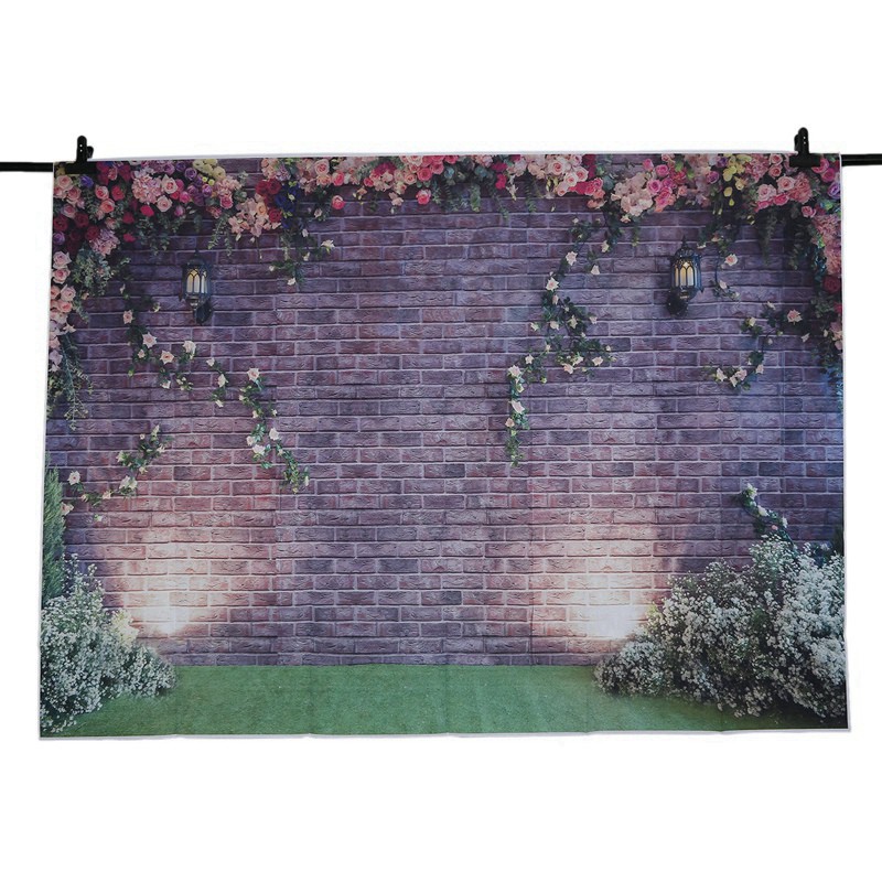 Backdrop Cho Studio Loại Tường Hoa 7x5ft