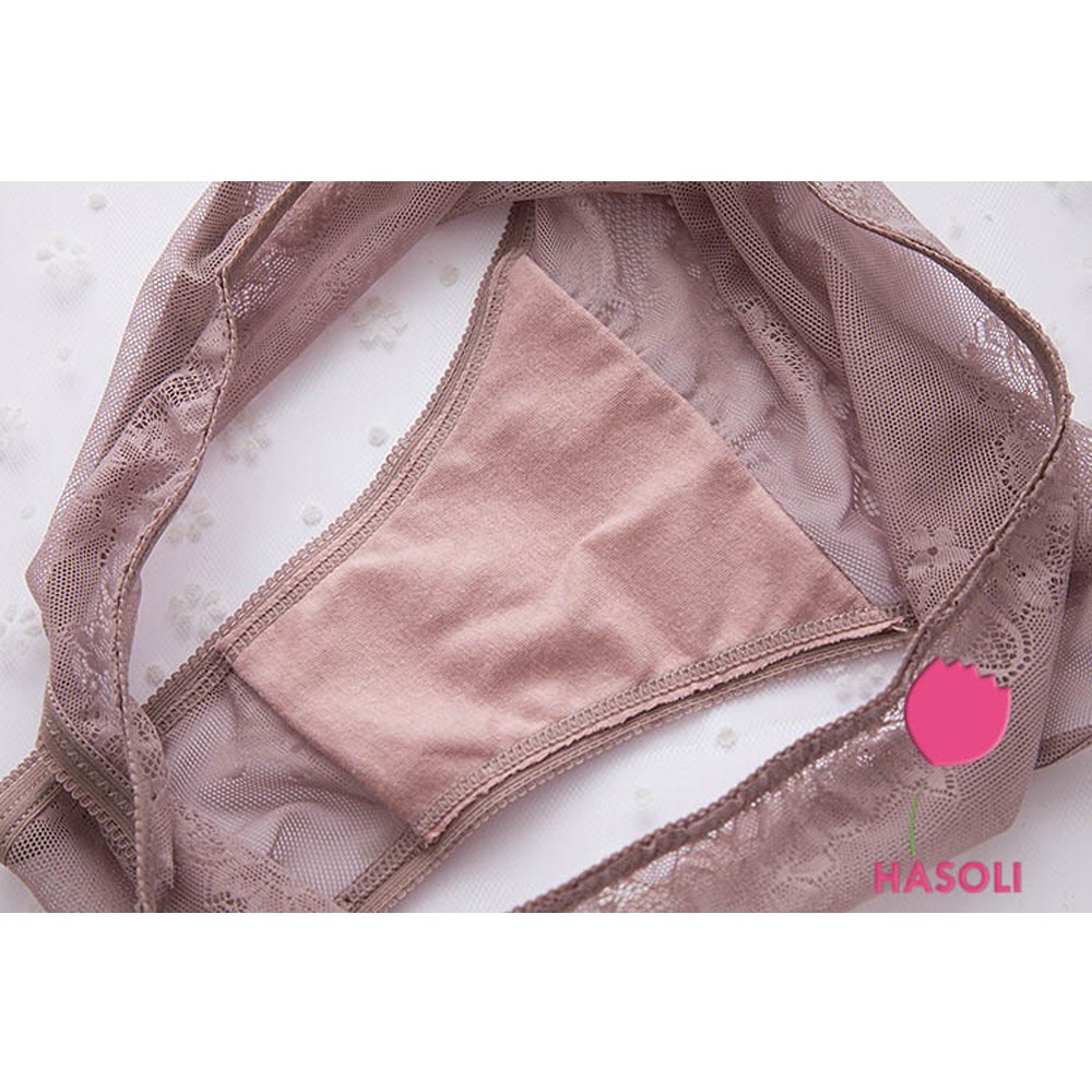 Quần Lót Nữ Ren Hoa Cao Cấp Vạt Chéo Siêu Đep S36