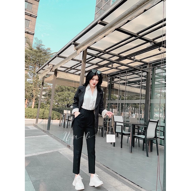 ÁO KHOÁC VEST ĐEN LÓT KEM | BigBuy360 - bigbuy360.vn