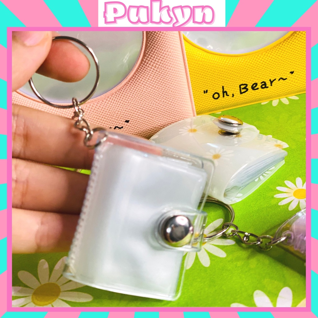 Móc khóa album ảnh mini tặng ảnh theo yêu cầu lưu niệm MK04 PUKYN
