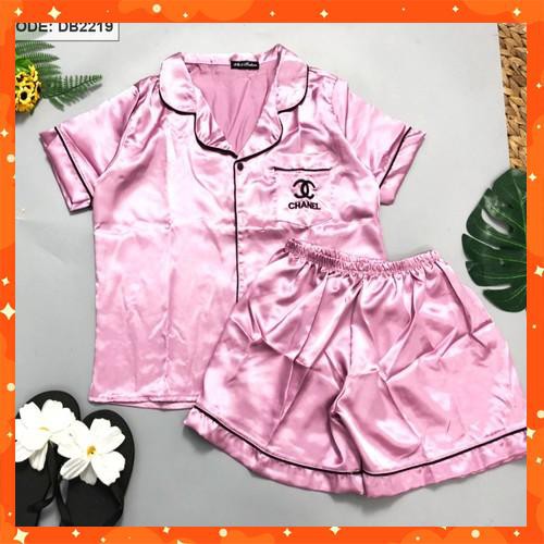 ( ĐỒ NỮ ĐẸP ) ĐỒ BỘ QUẦN ĐÙI PJAMA THÊU CHỮ X - HL9SO