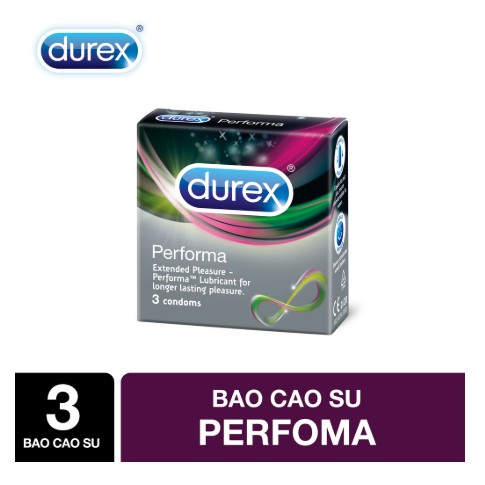 Bao cao su Durex Performa 3 bao (chỉ được mua 1)