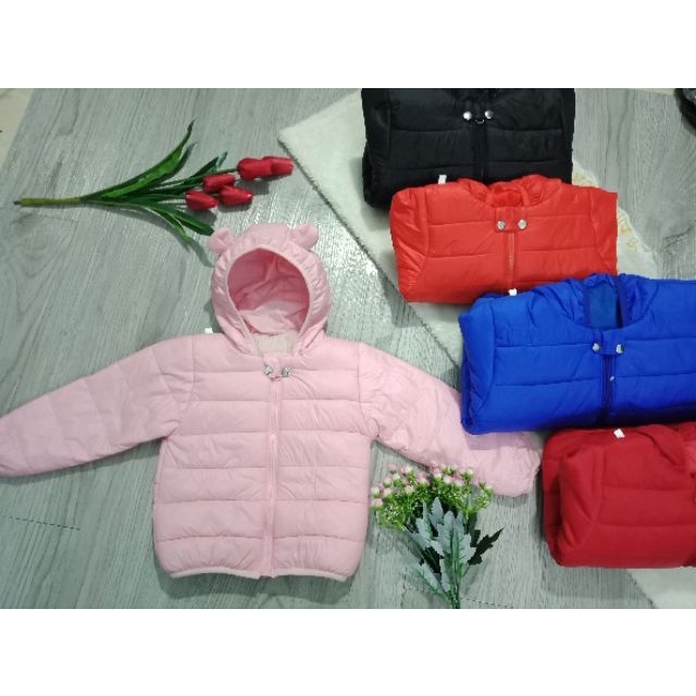 Áo phao tai gấu siêu nhẹ cho bé yêu 8-18kg