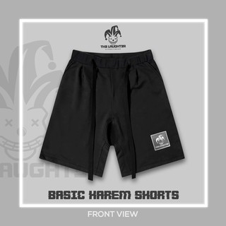 Local brand [The Laughter] Basic Harem Shorts - Quần Short Basic Đũng Thụng Hip Hop