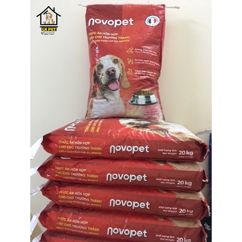 Thức ăn hạt khô NOVOPET cho cún trưởng thành 400g