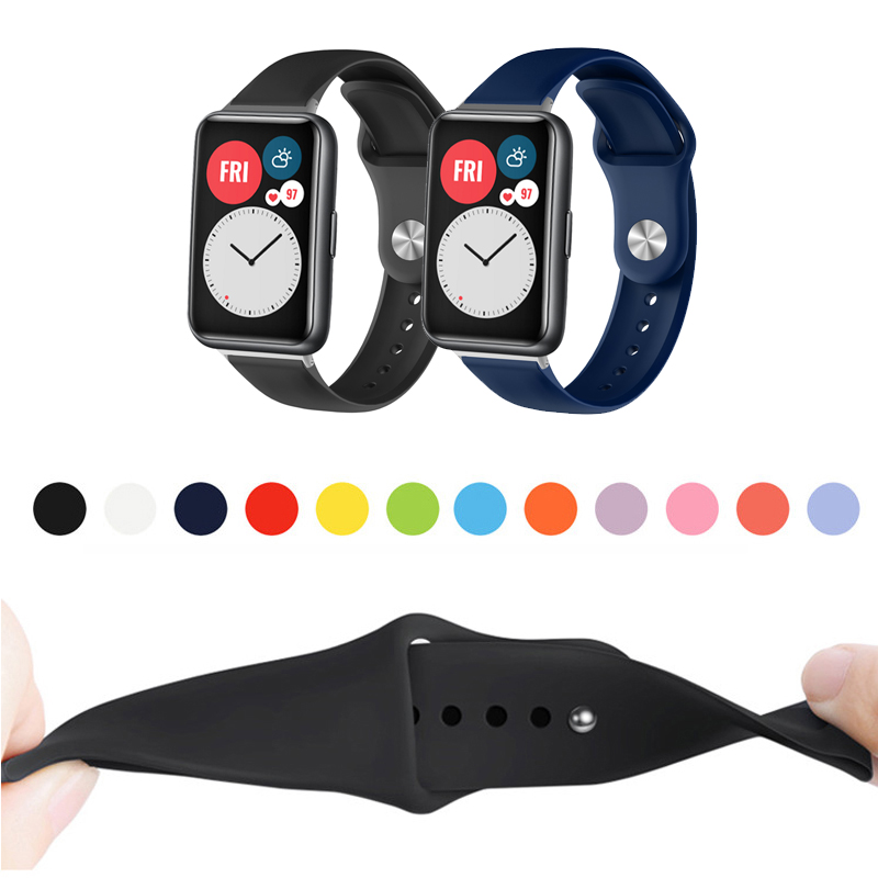 Dây Đeo Silicon Mềm Cho Đồng Hồ Thông Minh Huawei Watch Fit 2 Fit2