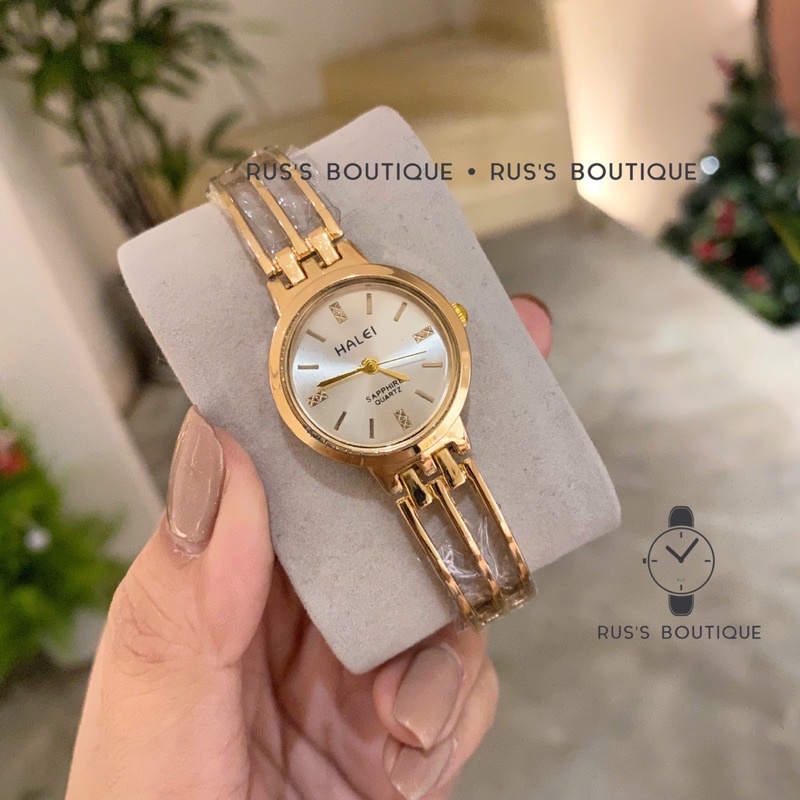 Đồng Hồ Nữ Halei Chính Hãng Mặt Tròn Dây Kim Loại Cao Cấp - Có Bảo Hành | BigBuy360 - bigbuy360.vn