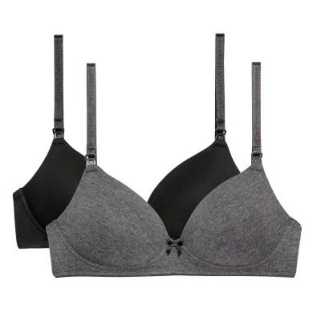 Set 2 áo ngực cho con bú cotton của H&M Nhật Bản - Ngực lớn D80, D85 .