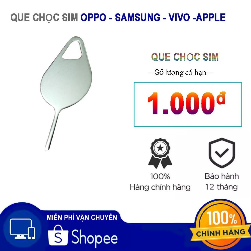 Que chọc sim, cây chọc sim cao cấp - Cáp Sạc Hoco Chính Hãng