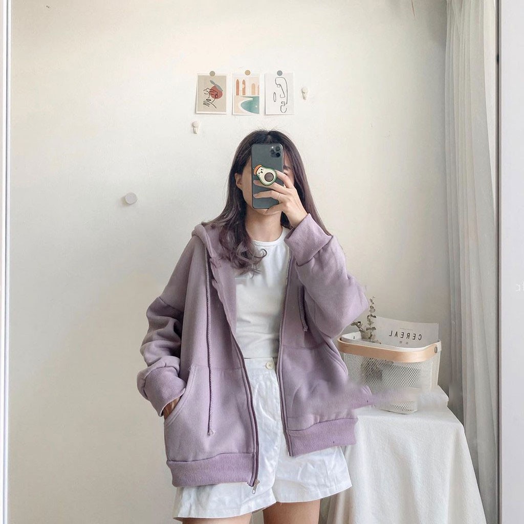 Áo khoác hoodie dây kép SIMPLE áo khoác jacket form rộng thu đông_VIETSTAR | BigBuy360 - bigbuy360.vn