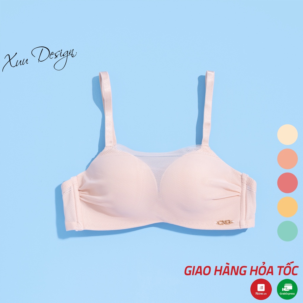 Áo lót nâng ngực bàn tay XUU, thiết kế phối ren lưới mặt ngoài kín đáo AV02