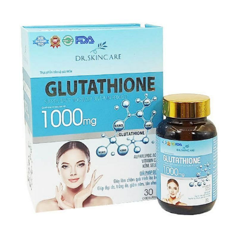 Viên Uống Trắng Da Glutathione 1000mg