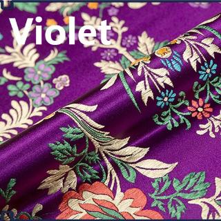 Vải Lụa Satin Thêu Hoa 100 * 75Cm
