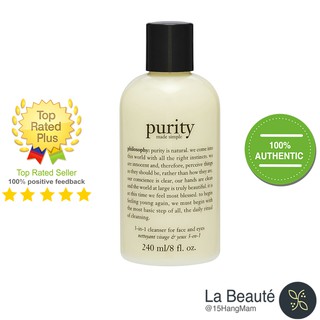 Philosophy Purity Made Simple - Sữa Rửa Mặt Tẩy Trang Dịu Nhẹ 240ml