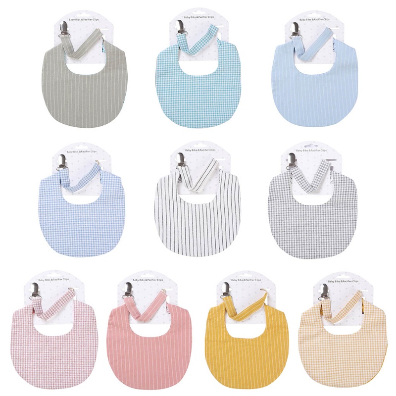 Yếm Ăn Hai Mặt Mềm Mại Thoải Mái Có Thể Tháo Rời Cho Bé Sơ Sinh