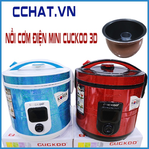 Nồi cơm điện mini CUCKOO 3D, nồi cơm điện mini đa năng CUCKOO lòng siêu dày, thiết kế hiện đại – TD11