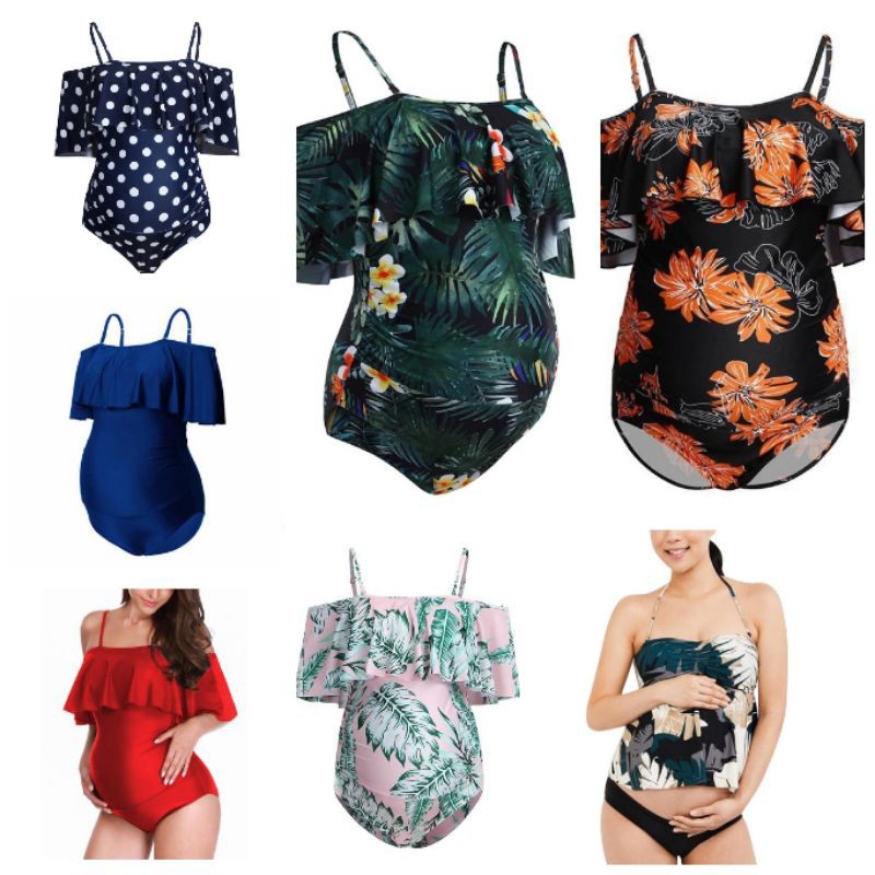 [THANH LÝ NGHỈ BÁN] Đồ Bơi BIKINI Cho Mẹ Bầu