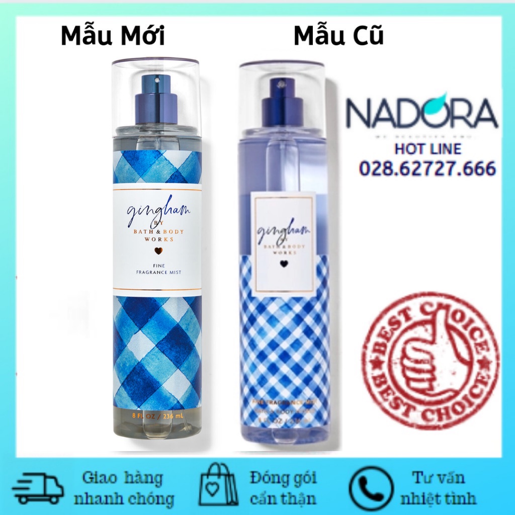 Xịt Thơm Toàn Thân Bath And Body Works - Gingham Body Mist