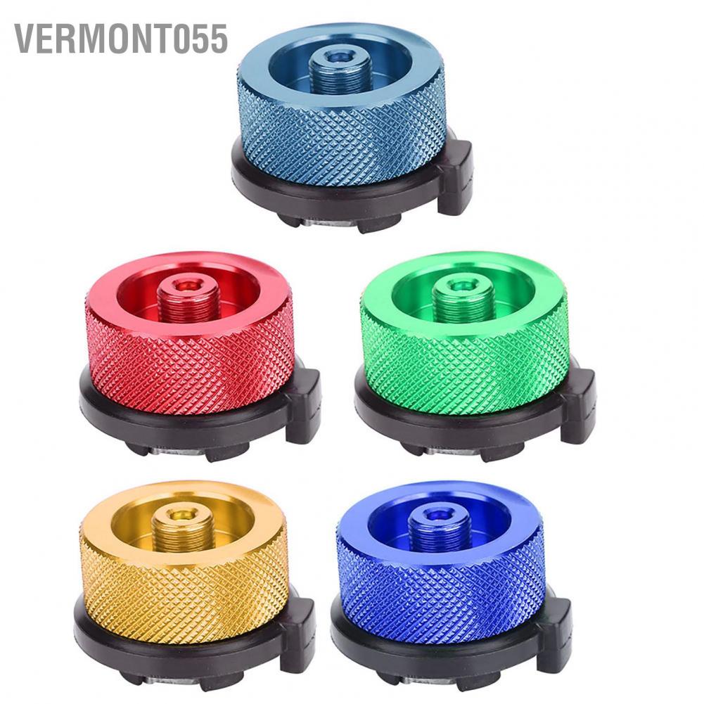 Vermont055 Outdoor Stove Burners Adaptor Input Screw Type Converter Connector Valve Gas Tank Adapter