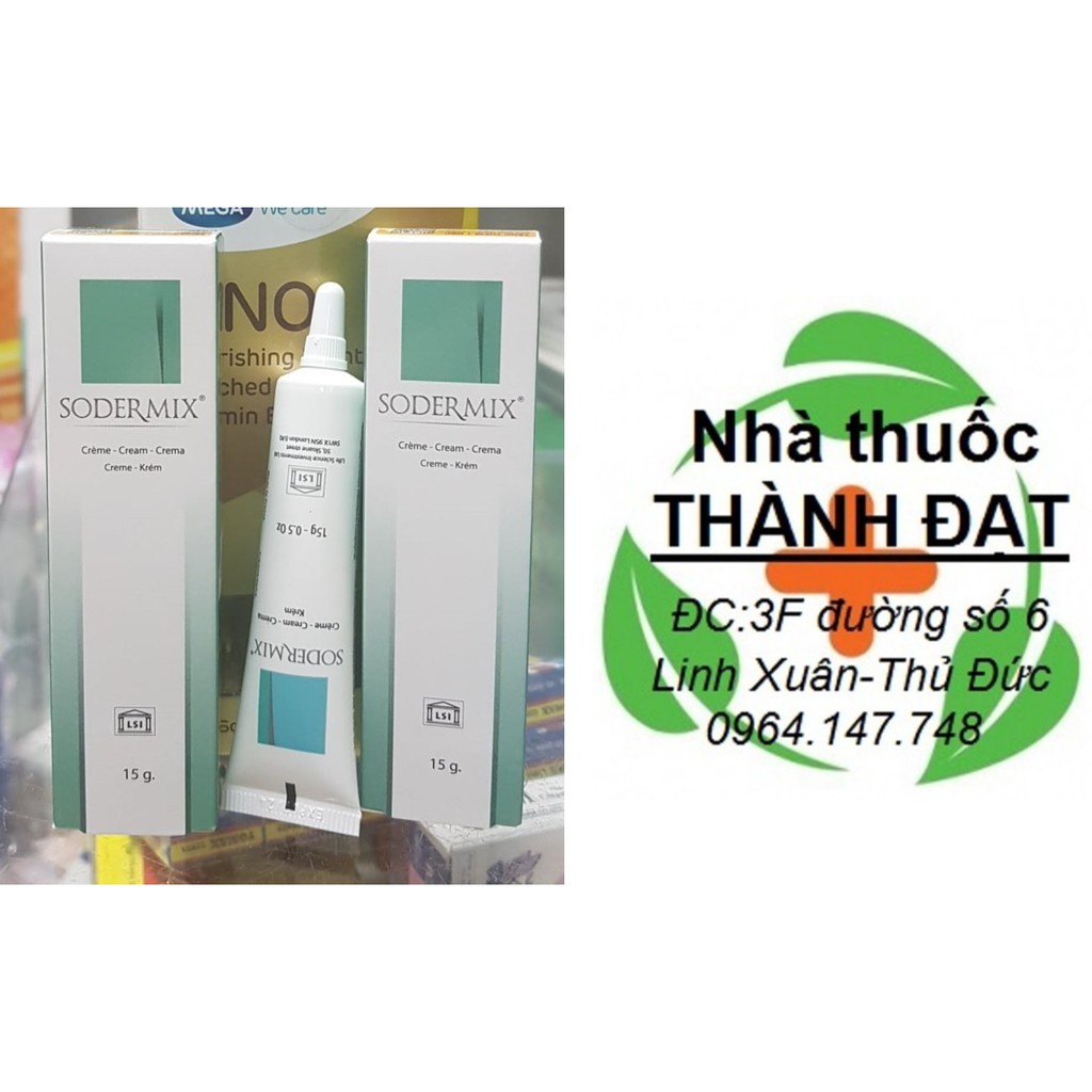 SODERMIX cream kem bôi sẹo lồi tube 15gr / soder mix