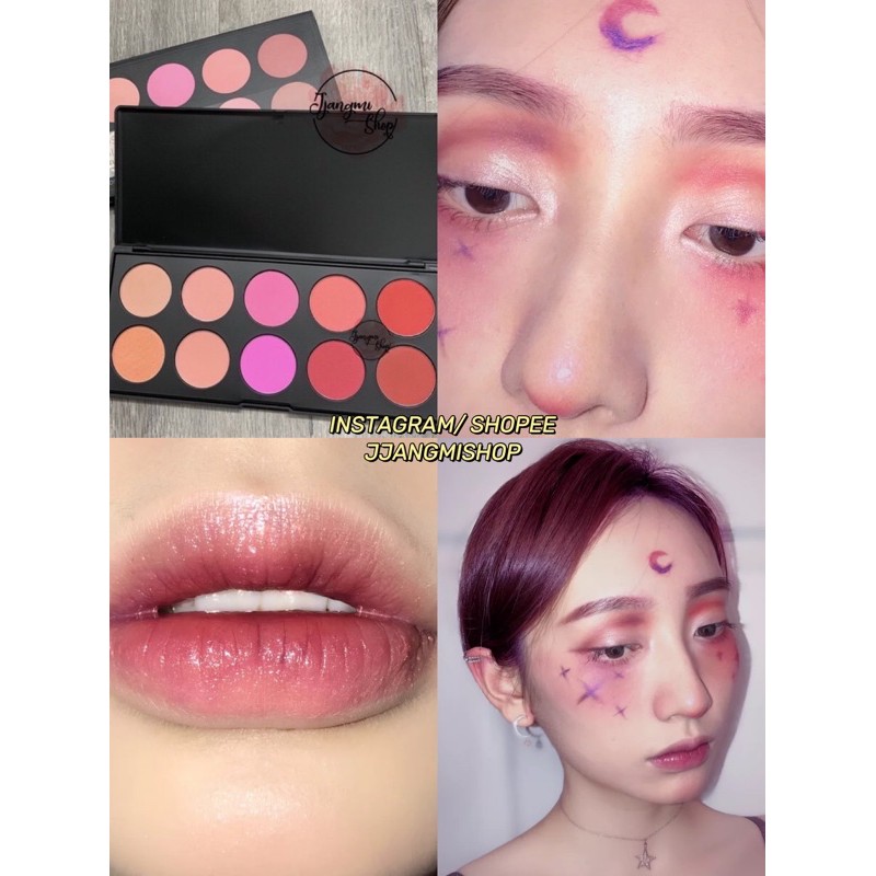 BẢNG PHẤN MÁ BH COSMETICS GLAMOROUS BLUSH 10 COLOR BLUSH PALETTE | BigBuy360 - bigbuy360.vn