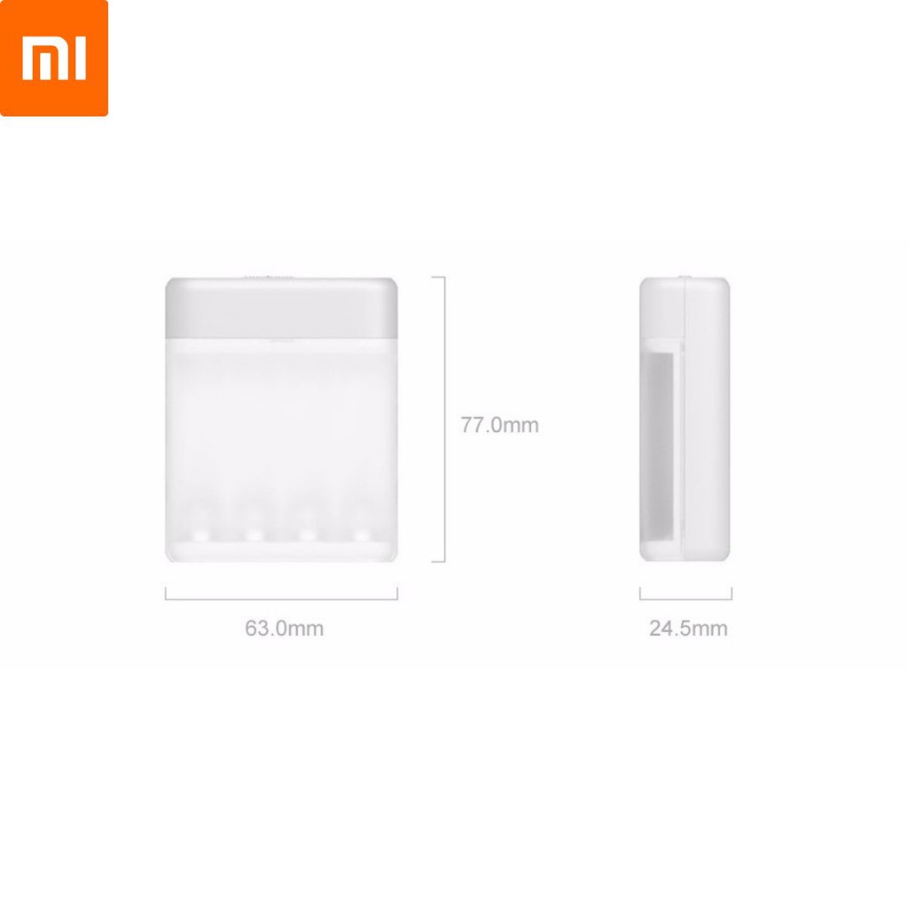 Hộp sạc pin tiểu XIAOMI Rechargeable Batteries Charger - Mi Home VN