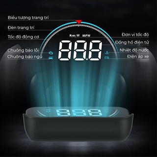 Thiết Bị Hiển Thị Tốc Độ Kính Lái HUD M8 - Màn Hình Hắt Kính Cảnh Báo Tốc Độ Ô TÔ, Xe Hơi Cao Cấp