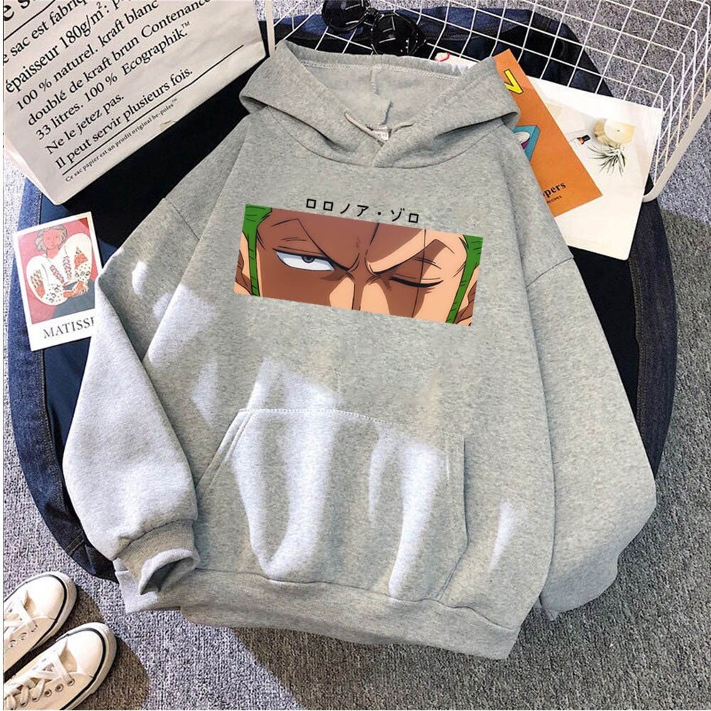 Áo Hoodie Roronoa Zoro hot in hình áo hoodie anime Nhật Bản