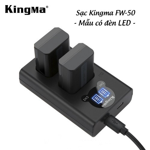 Bộ pin sạc Kingma FW-50 cho Sony Alpha