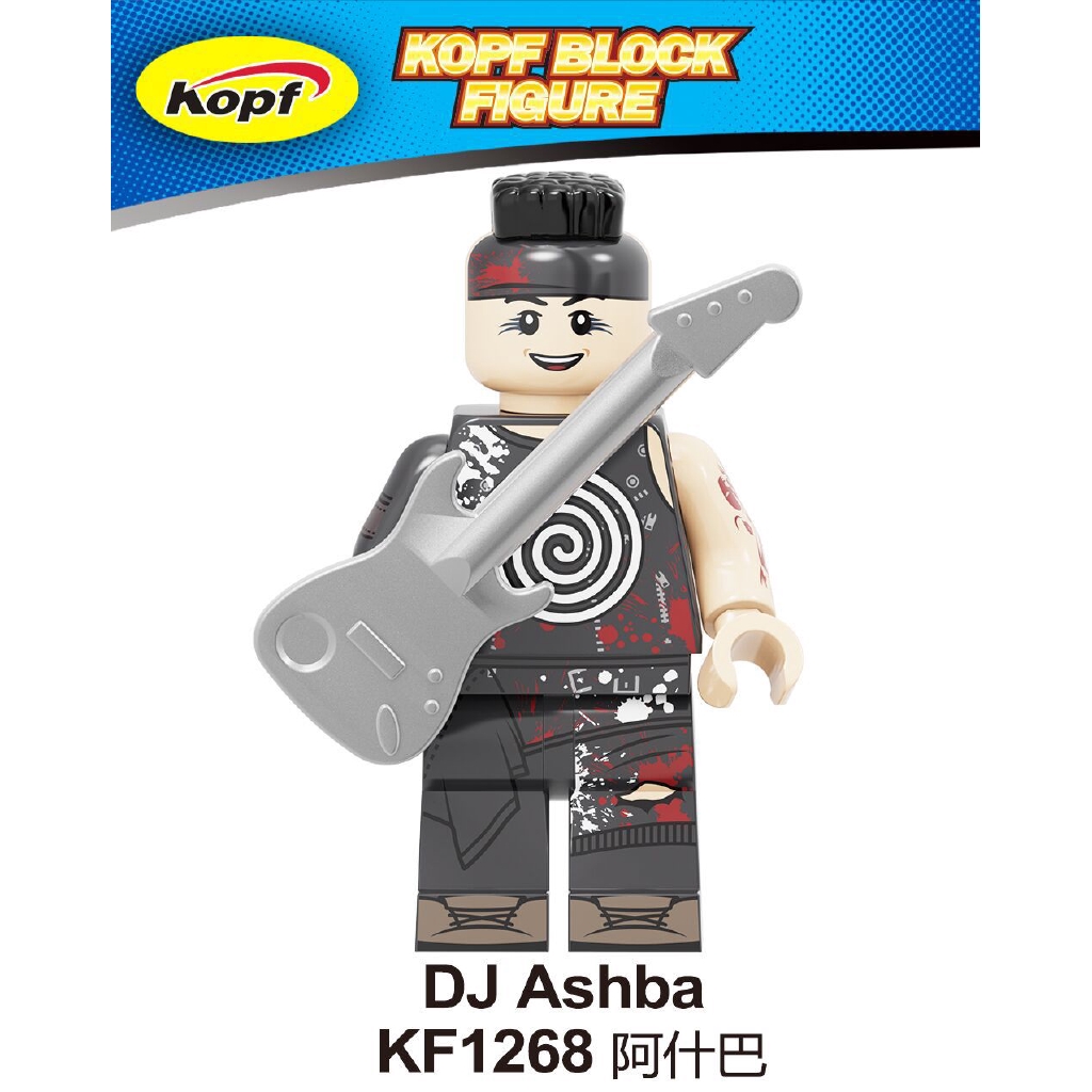 Bộ Đồ Chơi Lego Xếp Hình Súng N 'Roses Axi Rose Frank Ferrer Kf6105