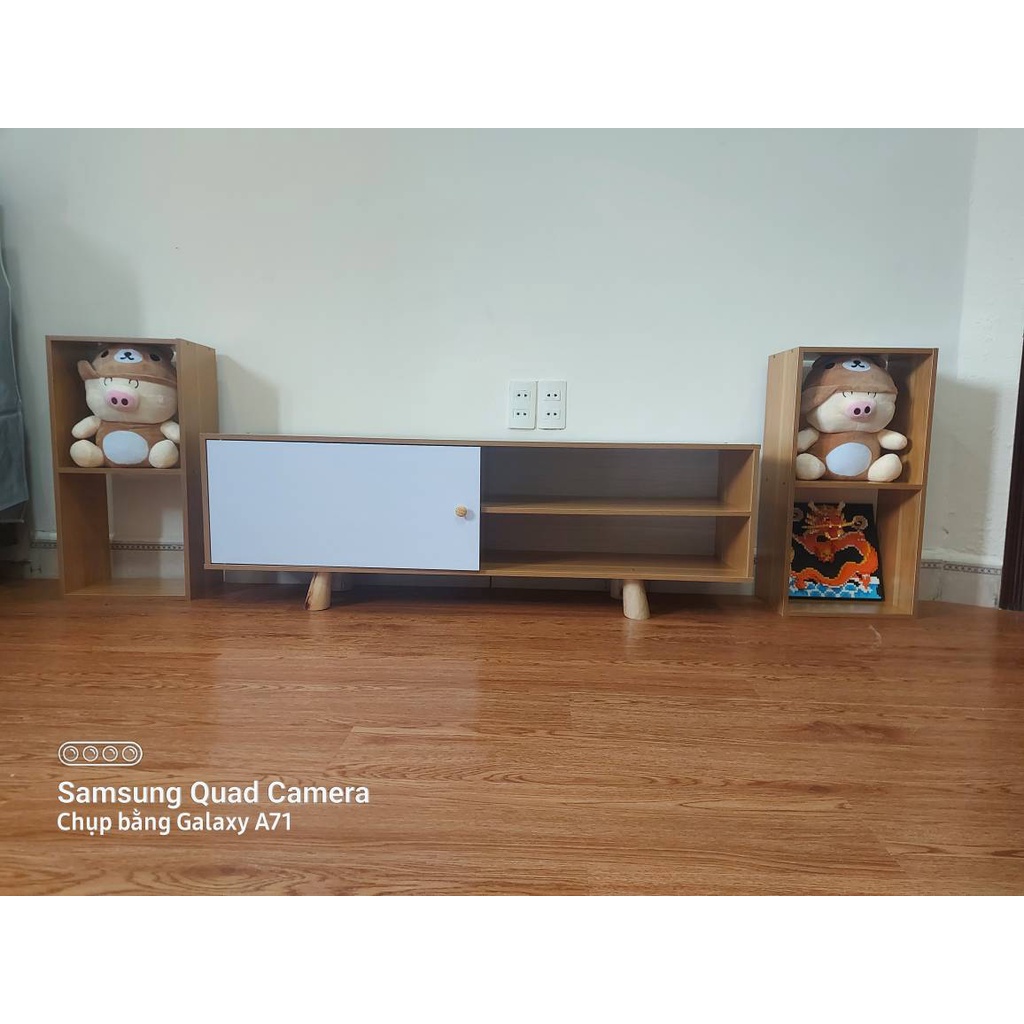 Kệ Ti Vi Để Sàn FreeShipBàn Trà Kèm Kệ Để Đồ Phòng Khách Sang Trọng Tiện Ích