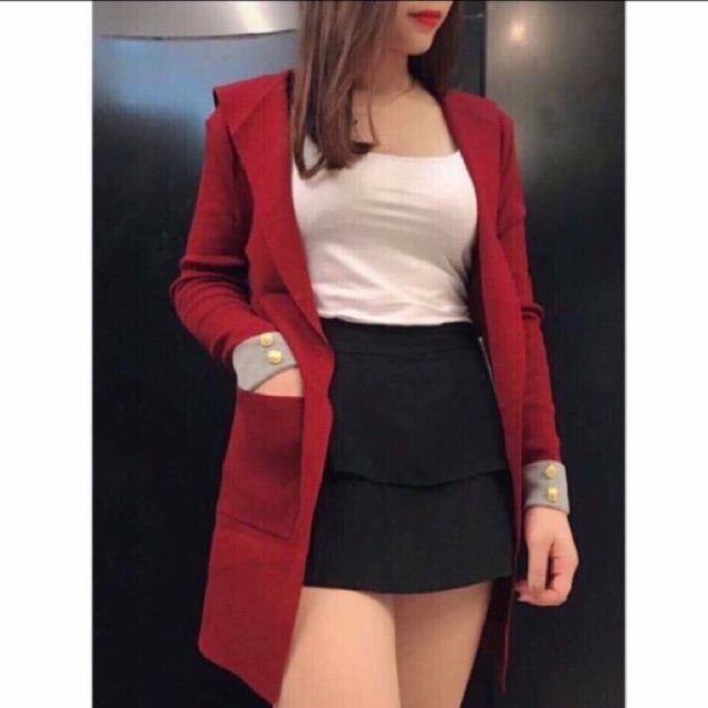 Áo len cardigan dáng dài nhiều màu cho nữ