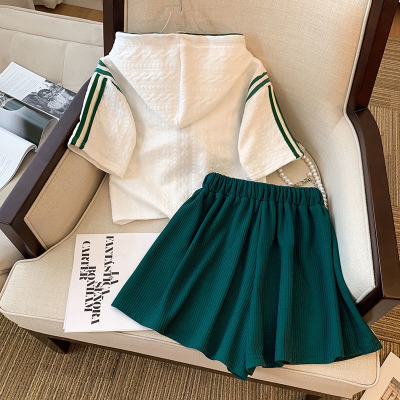 Bộ Đồ cotton Dáng Rộng Thời Trang Mùa Hè Hàn Quốc Mới Cho Nữ