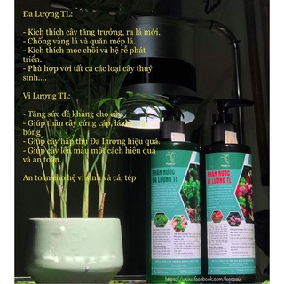 Phân nước đa lượng, vi lượng TL (bộ 2 chai)