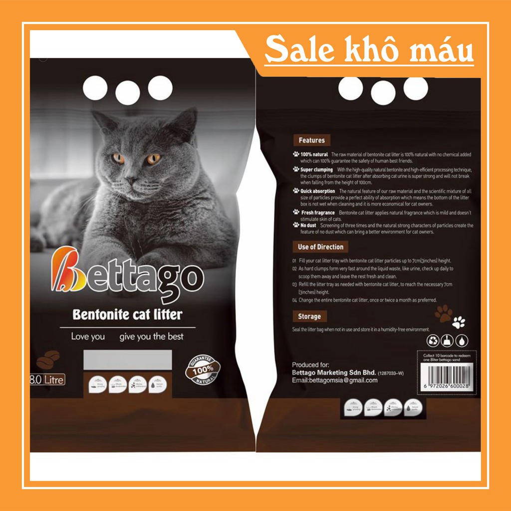 [FLASH SALE]  cát vệ sinh cho mèo nhật đen cho mèo yuki 10L