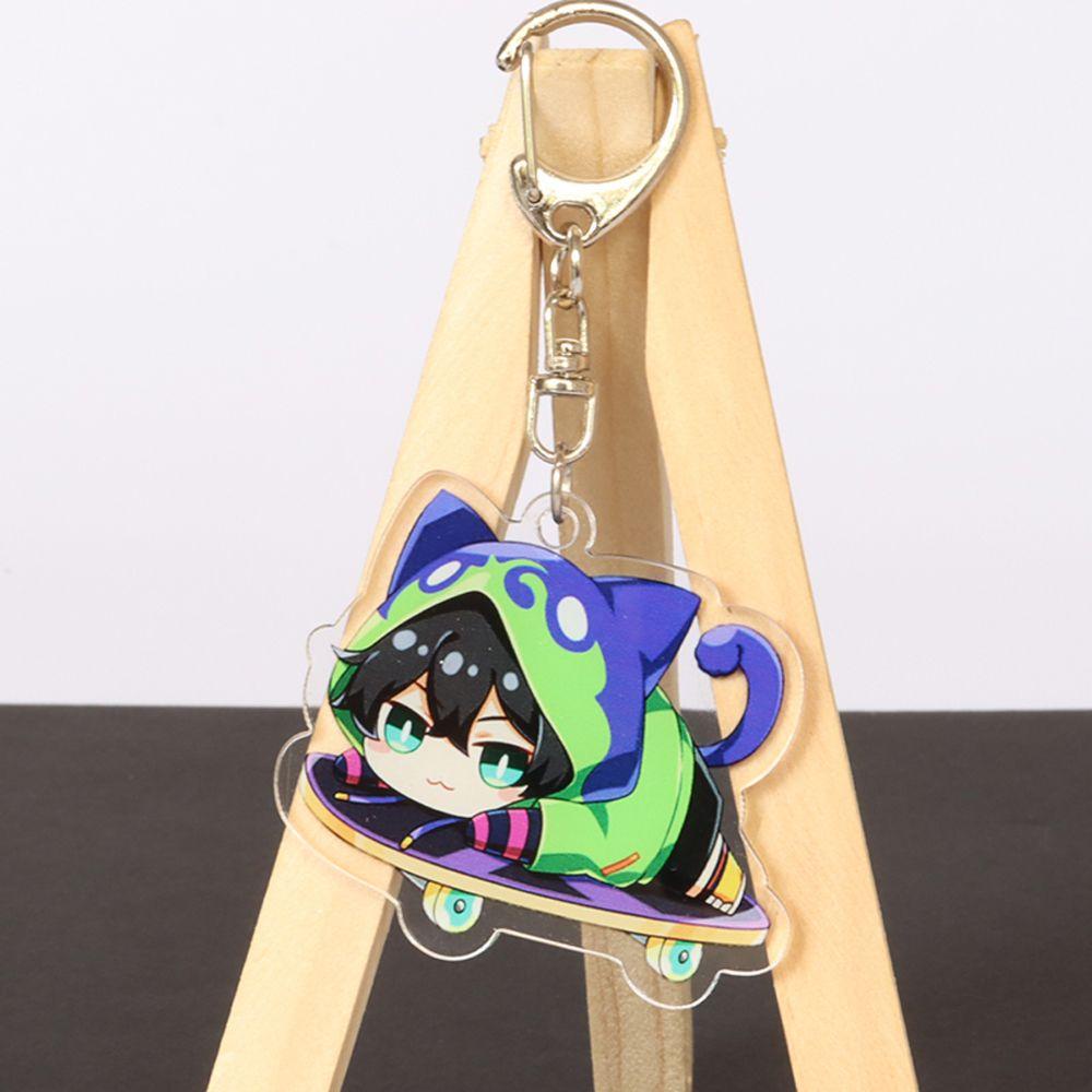 LANFY Móc Khóa Mặt Acrylic Hình Hoa Anh Đào Thời Trang SK8