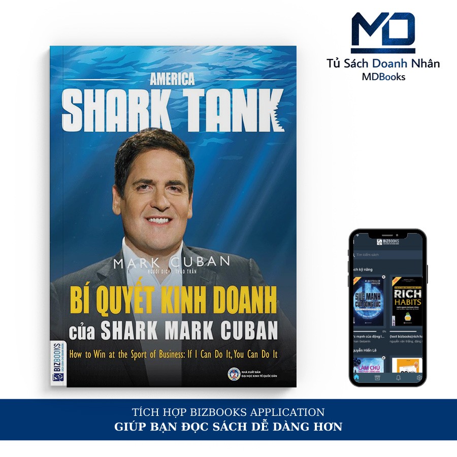 Sách Kinh Tế - Bí Quyết Kinh Doanh Của Shark Mark Cuban - Đọc Kèm Apps - Bizbooks