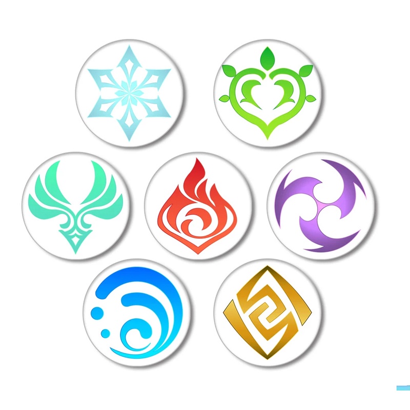 Huy hiệu nguyên tố Genshin Impact