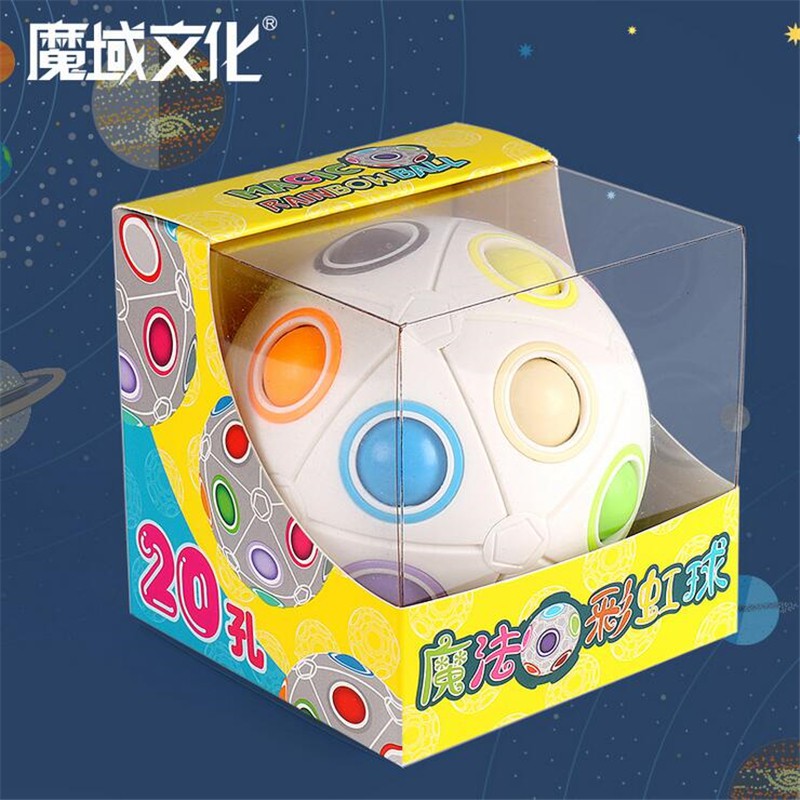 Rubik biến thể Rainbow Ball Magic - Đồ chơi giao dục phát triển trí não