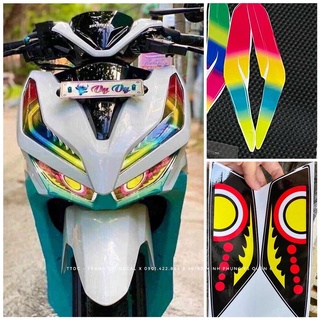 Bộ tem dán demi + đèn pha vario 2018 - 2021 - decal
